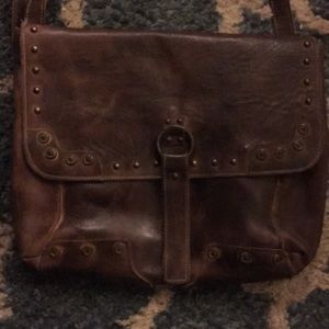 Bed Stu THAMES Leather Messenger Bag